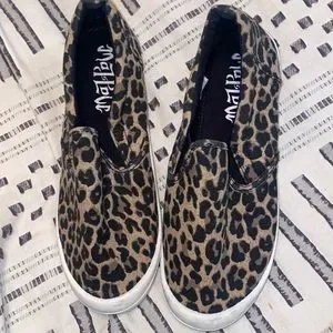 Target Shoes Womens Target Leopard Slide Shoes Like New